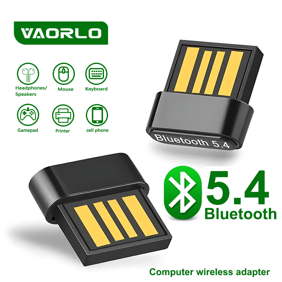Laptop External Accessories - محول لاسلكي USB Bluetooth 5.4 متوافق