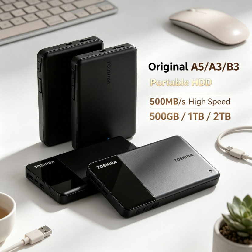 Laptop External Accessories - قرص صلب خارجي محمول من Brand+