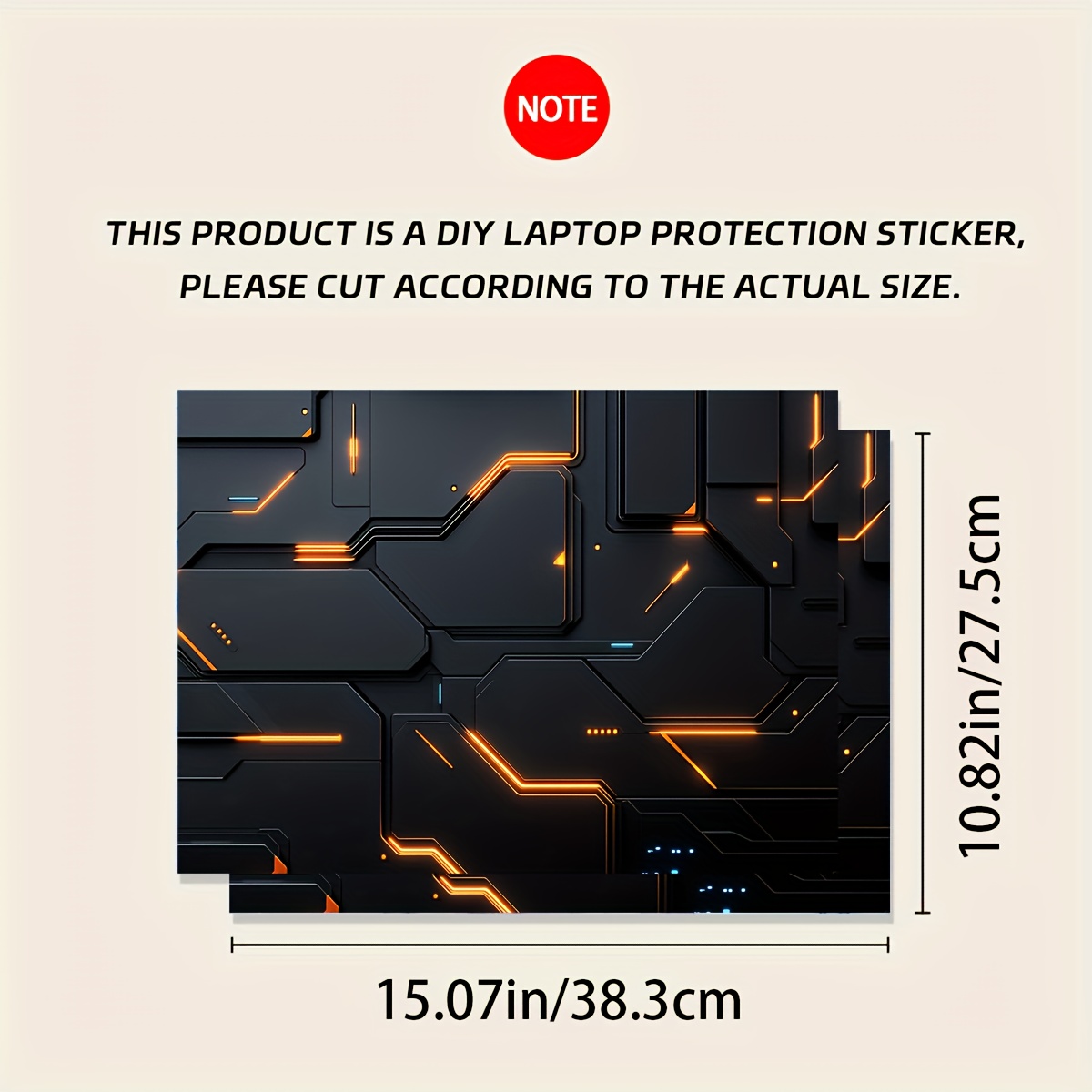 قطعتان من ملصقات الكمبيوتر الم - مراجعة Victus Laptop Accessories وسعره