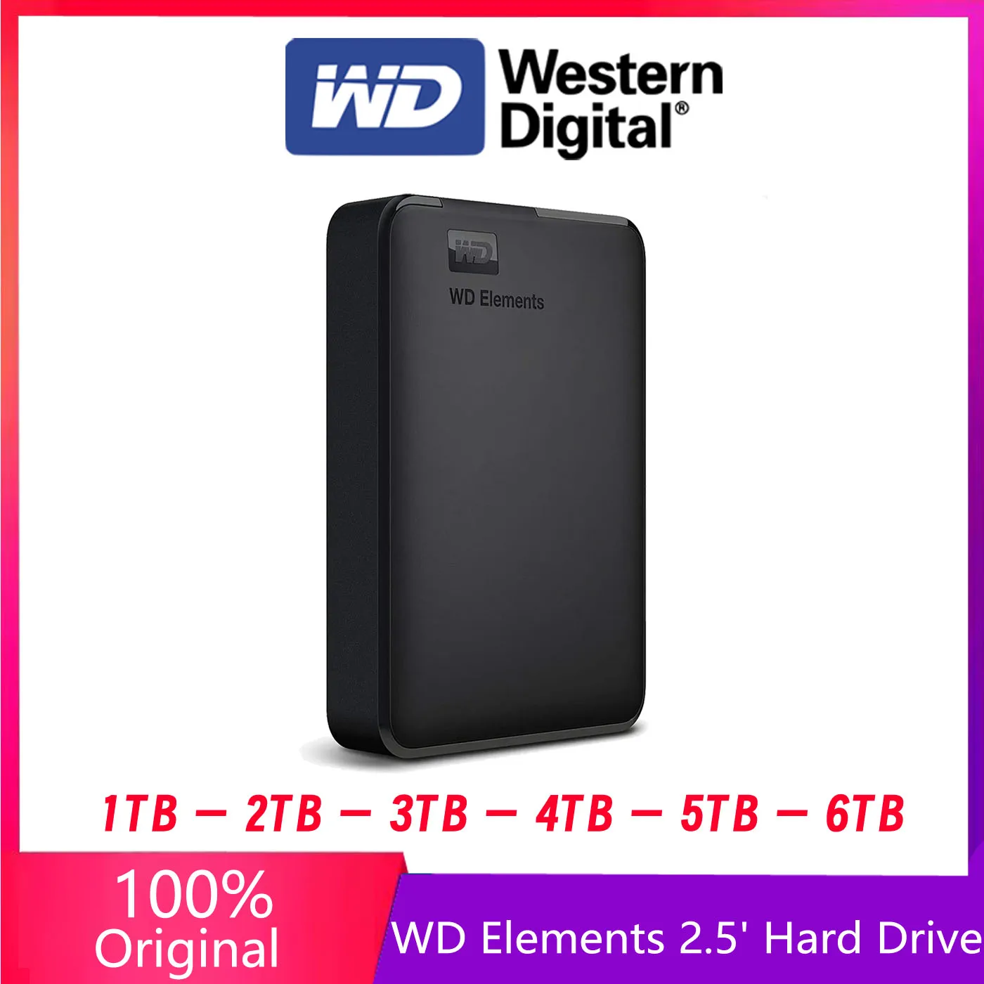 قرص صلب خارجي ويسترن ديجيتال W - مراجعة Laptop External Accessories وسعره
