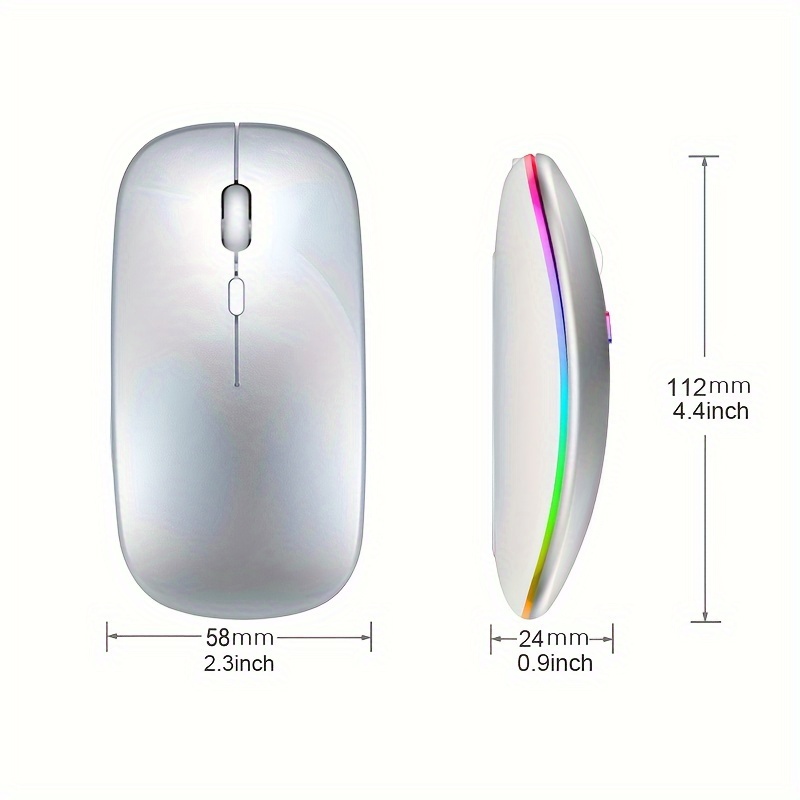 ماوس لاسلكي RGB قابل لإعادة ال - مراجعة Laptop External Accessories وسعره