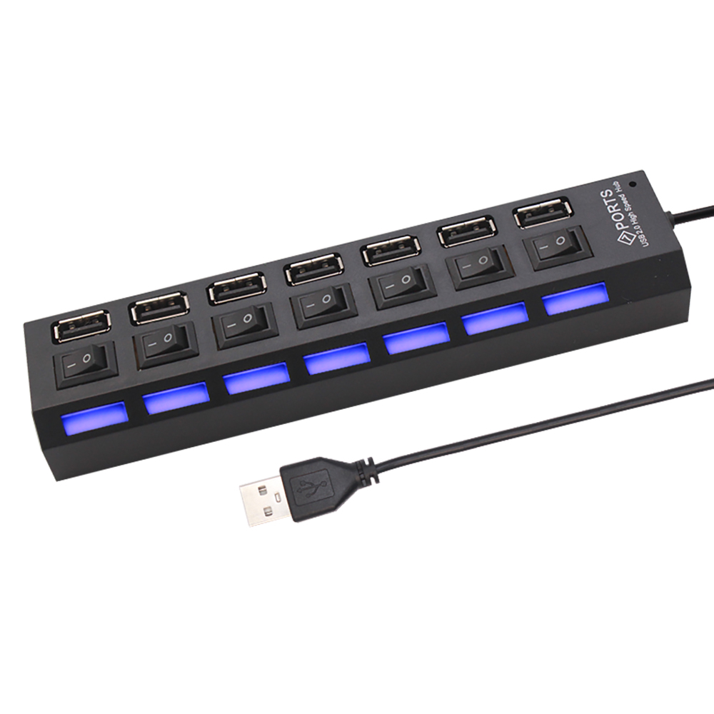 موزع USB 2.0 بـ 7 منافذ لأجهزة - مراجعة Laptop Accessories And Parts وسعره