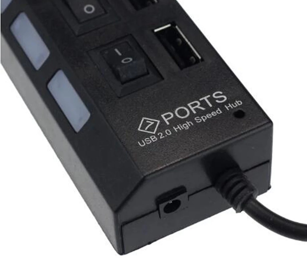 موزع USB 2.0 بـ 7 منافذ لأجهزة - مراجعة Laptop Accessories And Parts وسعره